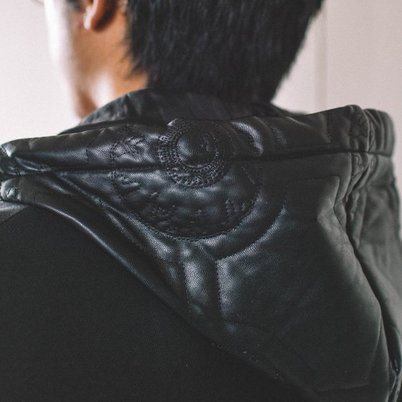 🤝 Mishka Quilted Keep Watch Hoodie 🤝 - Picture 4 of 6